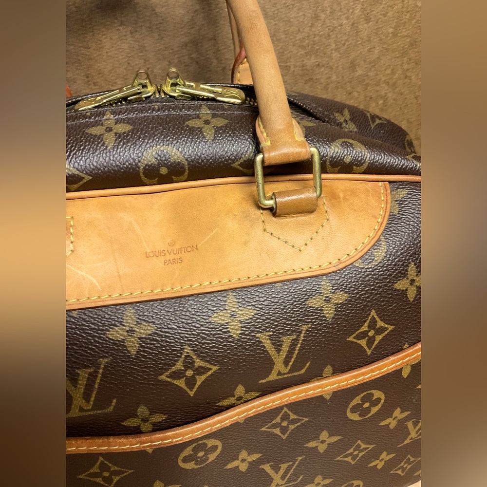 LOUIS VUITTON ✅AUTHENTIC LARGE DEAUVILLE BAG - Picture 9 of 11